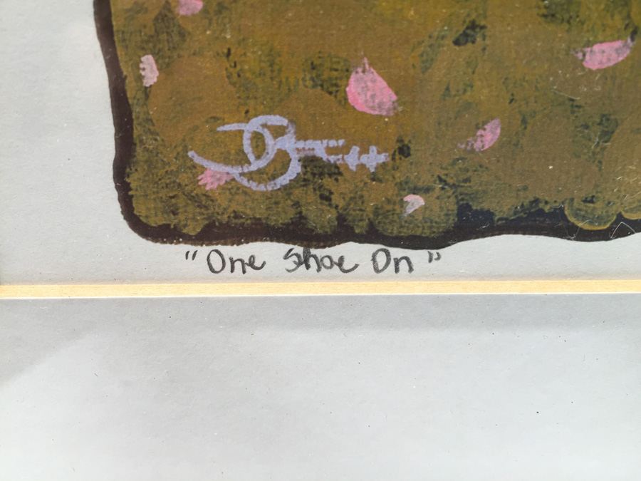 Limited Edition Signed Print Titled 'One Shoe On' [Photo 3]