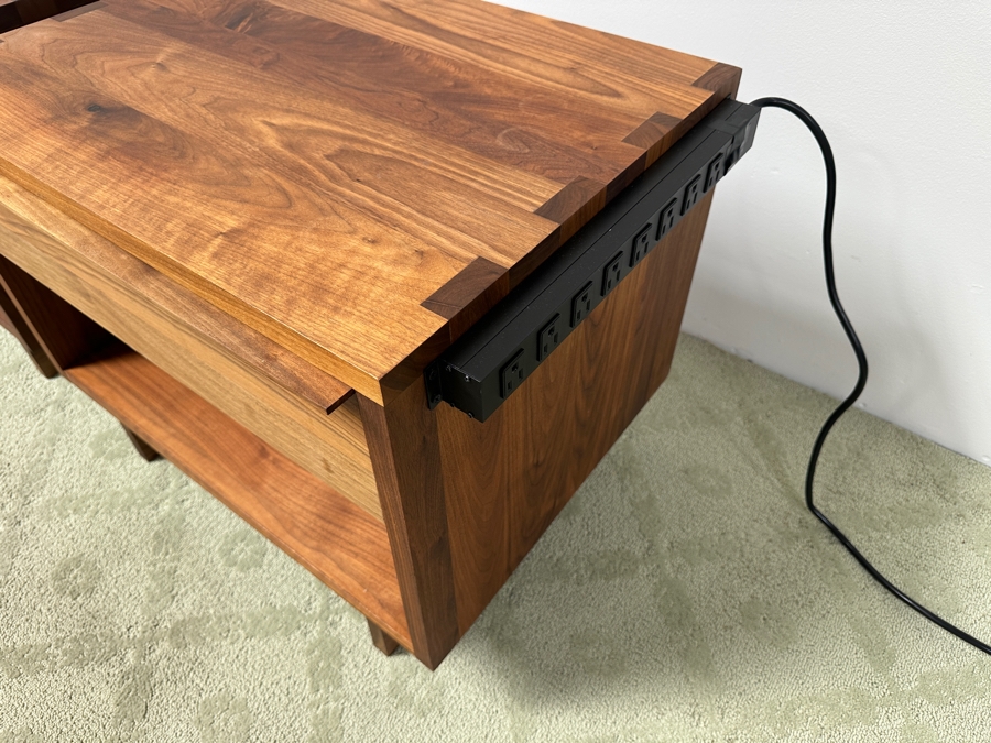 Pair Of Room & Board Wooden Nightstands With Drawer 28W X 21D X 22H [Photo 6]