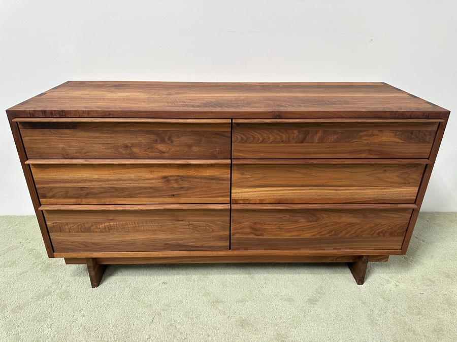 Room & Board Wooden 6-Drawer Chest Of Drawers Dresser 60W X 21D X 32H [Photo 5]