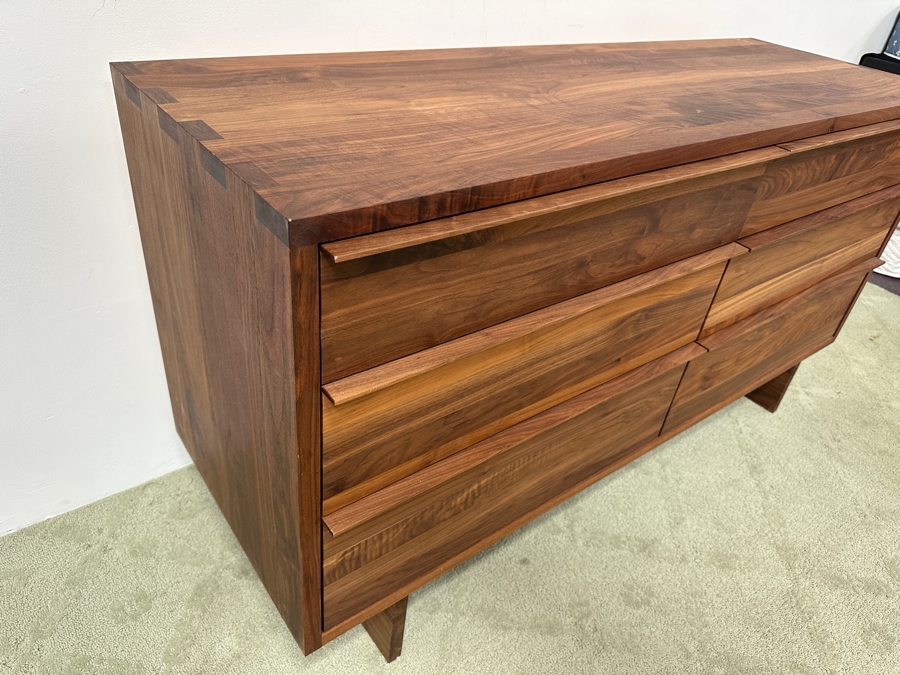 Room & Board Wooden 6-Drawer Chest Of Drawers Dresser 60W X 21D X 32H [Photo 7]