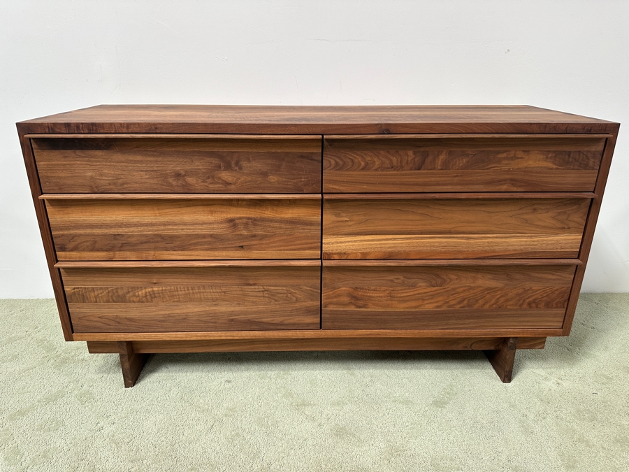 Room & Board Wooden 6-Drawer Chest Of Drawers Dresser 60W X 21D X 32H [Photo 2]