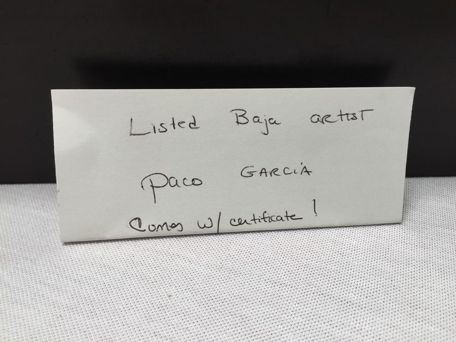 Original Painting by Paco Garcia Listed Baja Artist with COA [Photo 6]