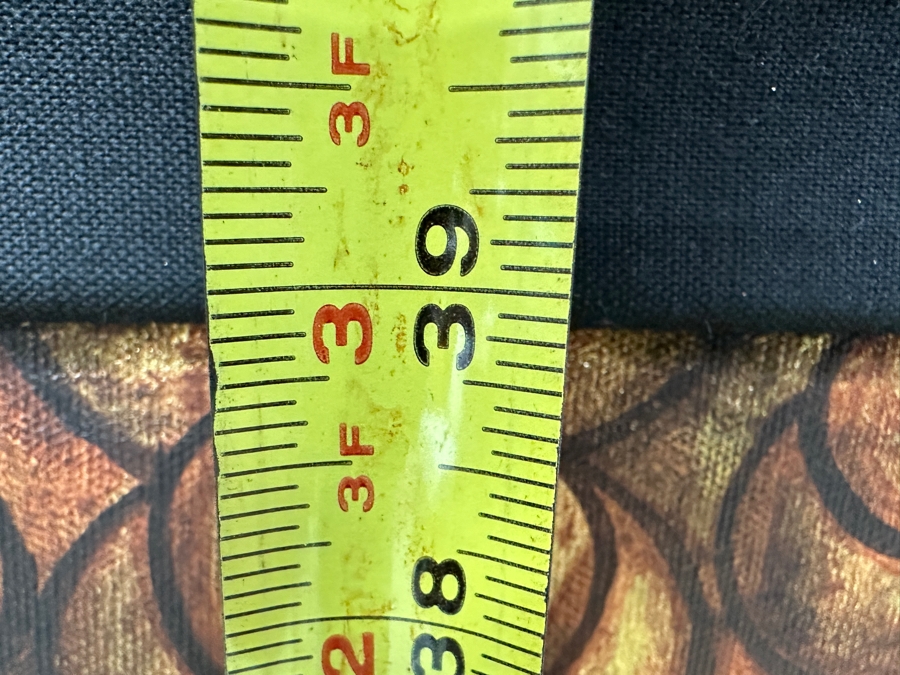 Original Buddha Painting Purchased In Bangkok Signed Lower Left 35W X 39H Framed 44.5 X 48.5 [Photo 9]