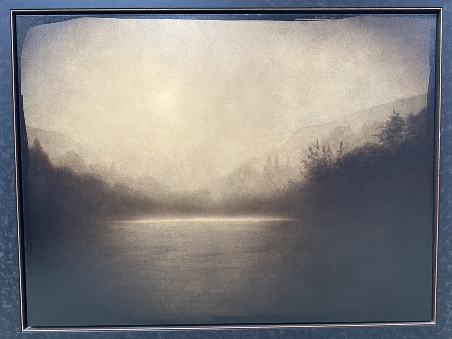 Joanne Teasdale Original Oil Painting On Canvas Titled 'Where Mountains Meet' 36 X 48 Appraised At $5,000 With Certificate Of Authenticity Purchased From The Coda Gallery In Palm Desert, CA [Photo 3]