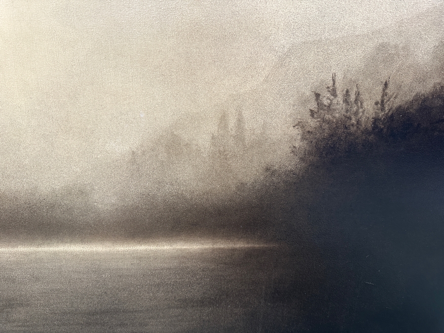 Joanne Teasdale Original Oil Painting On Canvas Titled 'Where Mountains Meet' 36 X 48 Appraised At $5,000 With Certificate Of Authenticity Purchased From The Coda Gallery In Palm Desert, CA [Photo 4]