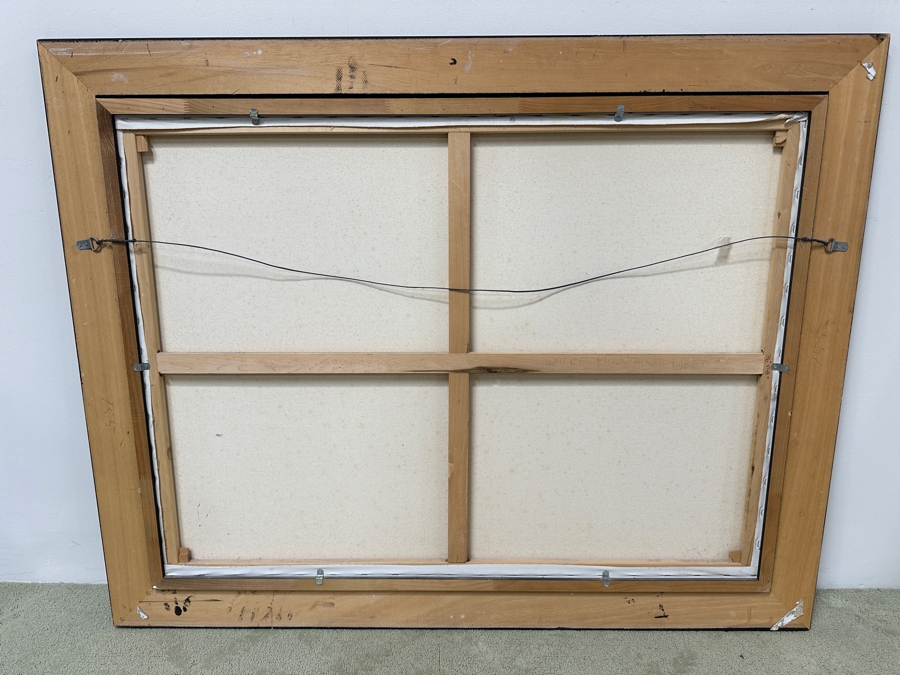 Joanne Teasdale Original Oil Painting On Canvas Titled 'Where Mountains Meet' 36 X 48 Appraised At $5,000 With Certificate Of Authenticity Purchased From The Coda Gallery In Palm Desert, CA [Photo 11]