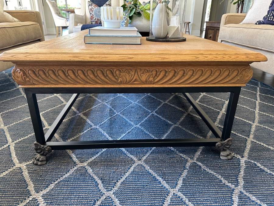 Restoration Hardware Coffee Table 36W X 36D X 18H [Photo 4]