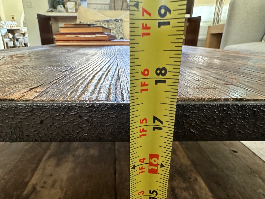 Restoration Hardware Dutch Iron Industrial Coffee Table 31.5 X 55 X 17.5H [Photo 7]