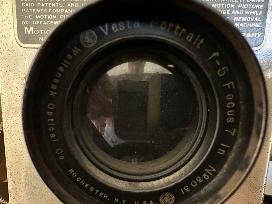 Antique Edison Projecting Kinetoscope Model Type B 1903 Patent Date From The Motion Picture Patents Company Serial Number 2515 'Underwriters Model' 11W X 11D X 14.5H [Photo 8]