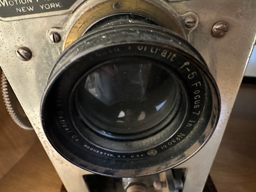 Antique Edison Projecting Kinetoscope Model Type B 1903 Patent Date From The Motion Picture Patents Company Serial Number 2515 'Underwriters Model' 11W X 11D X 14.5H [Photo 6]