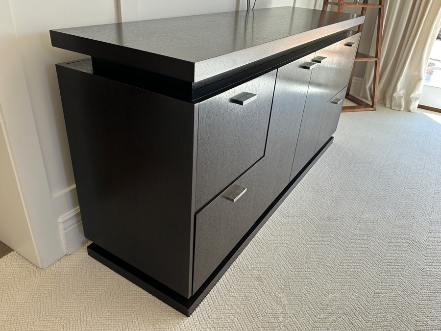 Modernist Wooden Credenza Media Console Cabinet 70W X 21D X 34H [Photo 3]