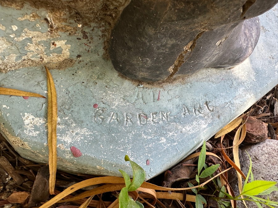 Vintage Painted Lawn Jockey Statue Garden Art 41.5H [Photo 5]