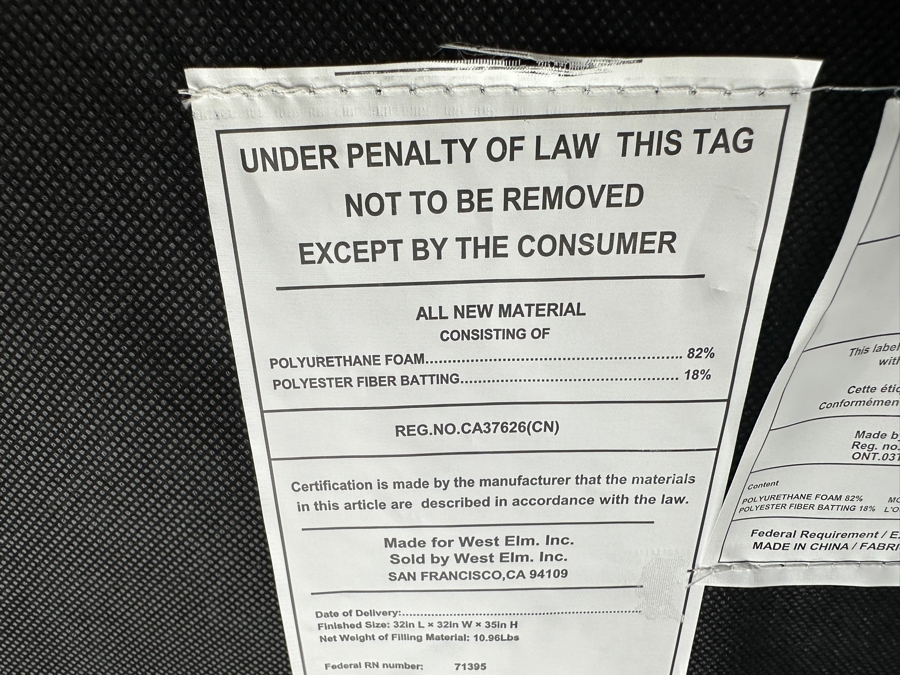 West Elm Armchair 32W X 32D X 35H [Photo 5]