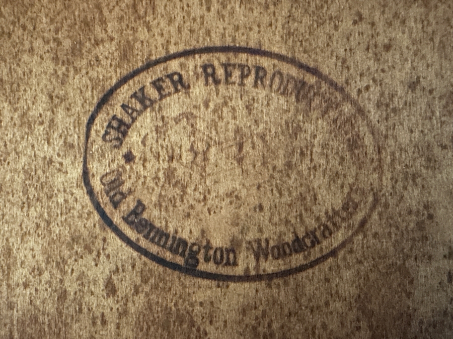 Vintage Slant Front Schoolmaster Teacher Desk Shaker Reproduction By Old Bennington Woodcrafters 22.5W X 17D X 32H [Photo 6]