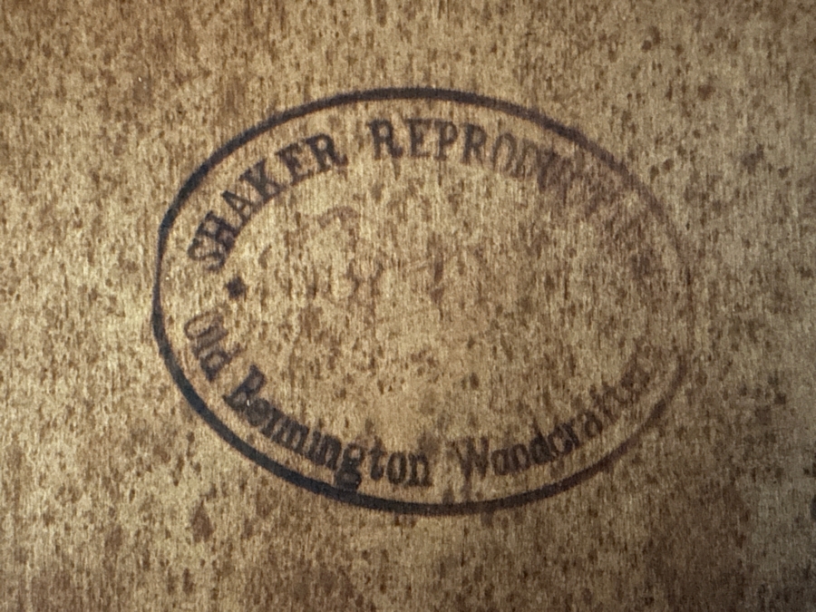 Vintage Slant Front Schoolmaster Teacher Desk Shaker Reproduction By Old Bennington Woodcrafters 22.5W X 17D X 32H [Photo 5]