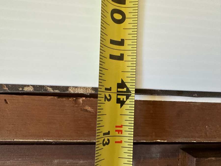 Edwin Cole (B. 1868, United Kingdom) Original Oil Painting On Canvas Titled 'The Lane To The Farm' 24 X 12 In Antique Wooden Frame 33 X 21 [Photo 14]