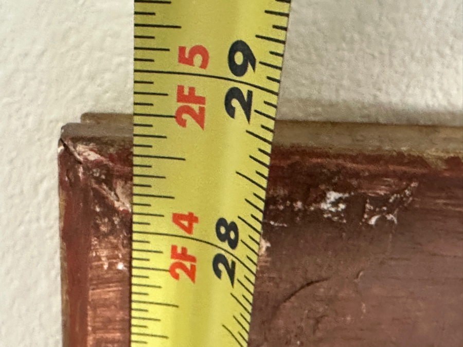 Pierre Maubert (1884-1957, France) Original Oil Painting On Canvas Titled 'Promenade Automnale Dans Le Vexin' Circa 1930 12 X 19 In Antique Frame 20.5 X 28.5 [Photo 15]