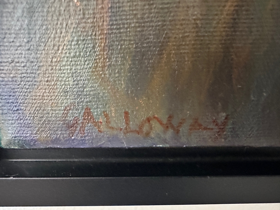 Colleen Galloway (Nova Scotia) Original Oil Painting On Canvas 24 X 24 Framed 25.5 X 25.5 [Photo 6]