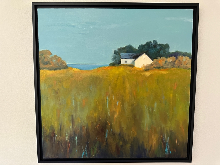 Colleen Galloway (Nova Scotia) Original Oil Painting On Canvas 24 X 24 Framed 25.5 X 25.5 [Photo 1]