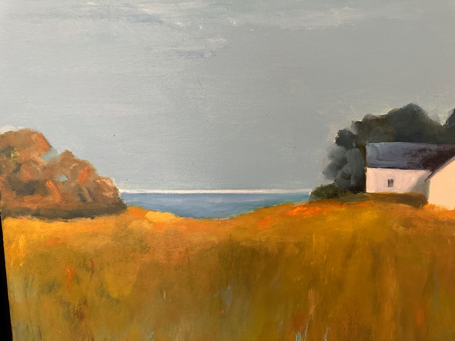 Colleen Galloway (Nova Scotia) Original Oil Painting On Canvas 24 X 24 Framed 25.5 X 25.5 [Photo 3]