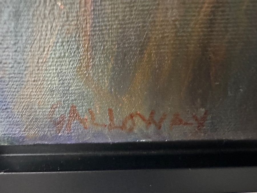 Colleen Galloway (Nova Scotia) Original Oil Painting On Canvas 24 X 24 Framed 25.5 X 25.5 [Photo 5]