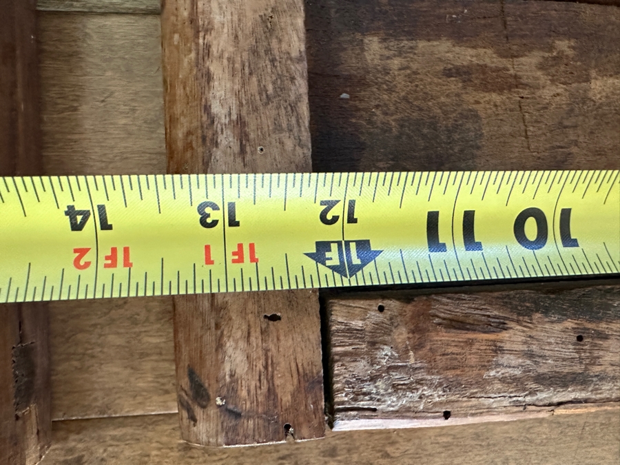 Pair Of Antique Chinese Carved Wood Panels Each Measures 13 X 29 [Photo 11]