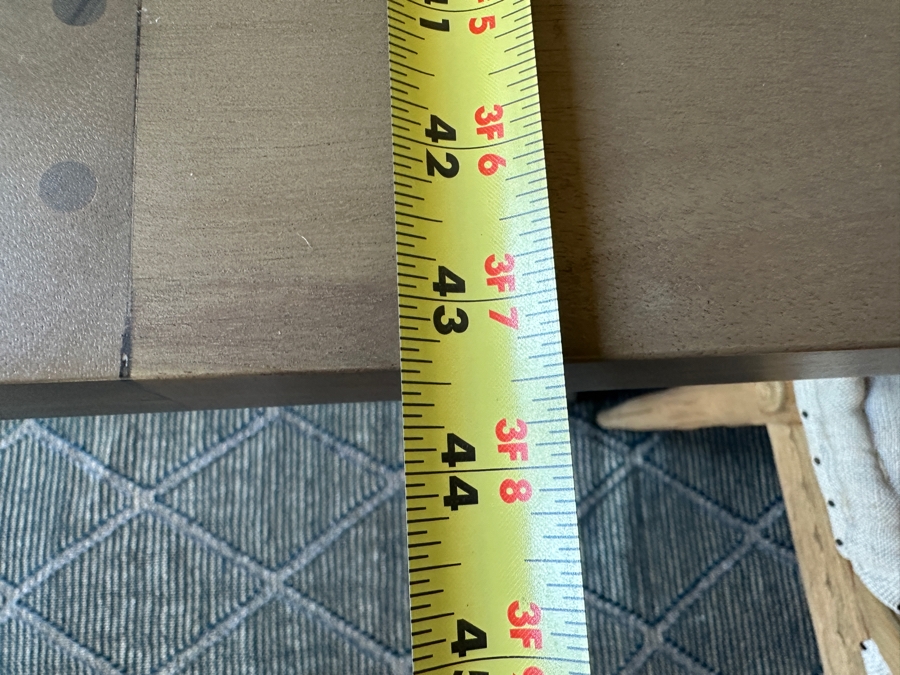 Stunning Restoration Hardware Wooden Dining Table 9' X 43.5' X 29.5'H With Eight Restoration Hardware Dining Chairs [Photo 20]