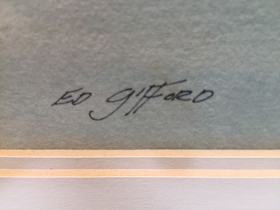 Ed (Edward) Gifford (1927-1998) American Original Watercolor [Photo 6]