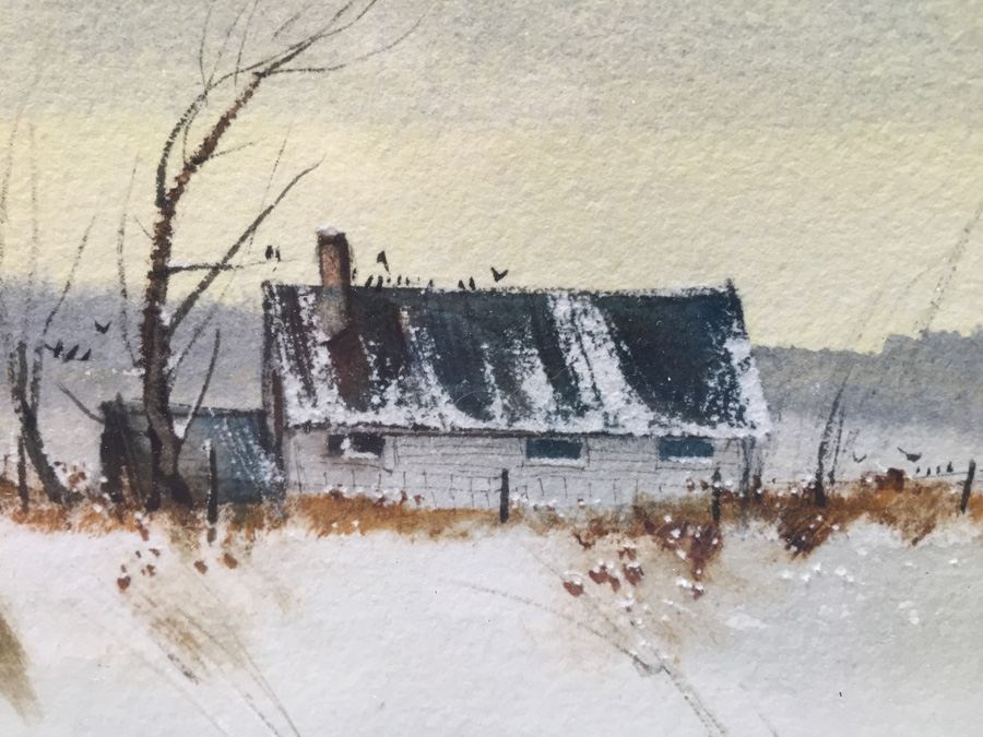 Ed (Edward) Gifford (1927-1998) American Original Watercolor [Photo 3]