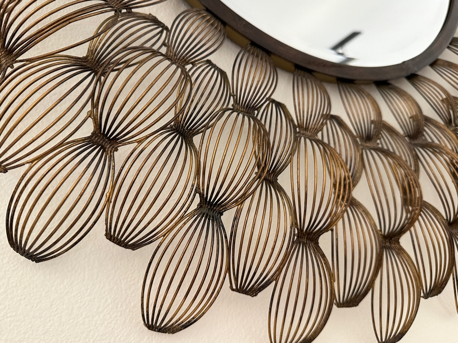 Palecek Metal Scallop Shells Wall Mirror 35'W [Photo 3]