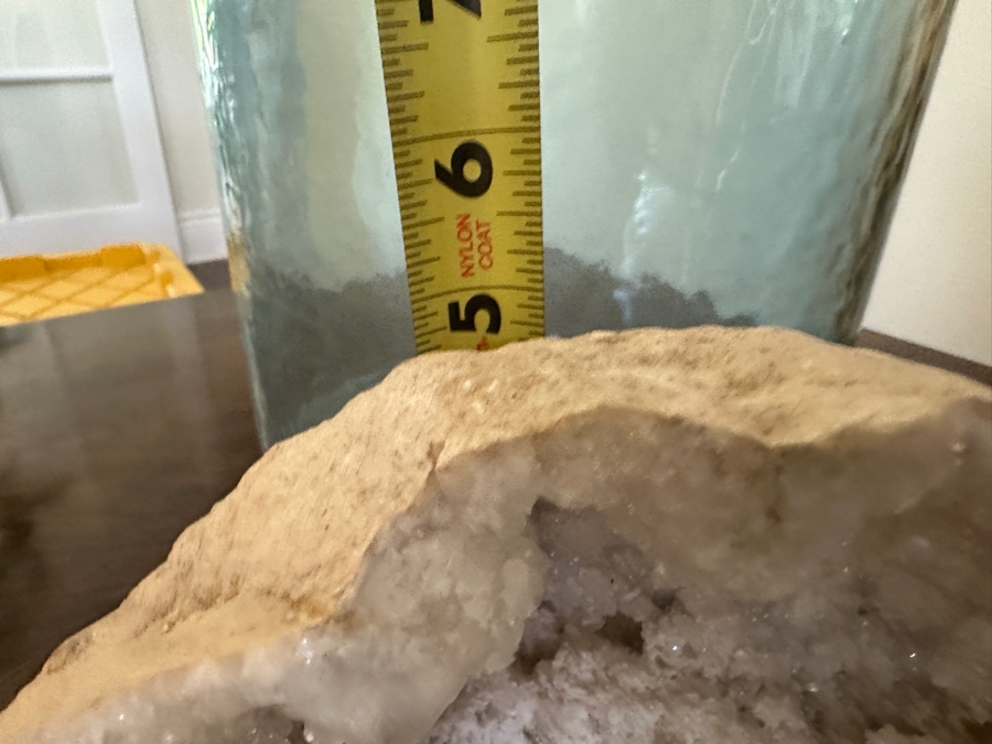 Large White Quartz Geode 8W X 5H [Photo 6]