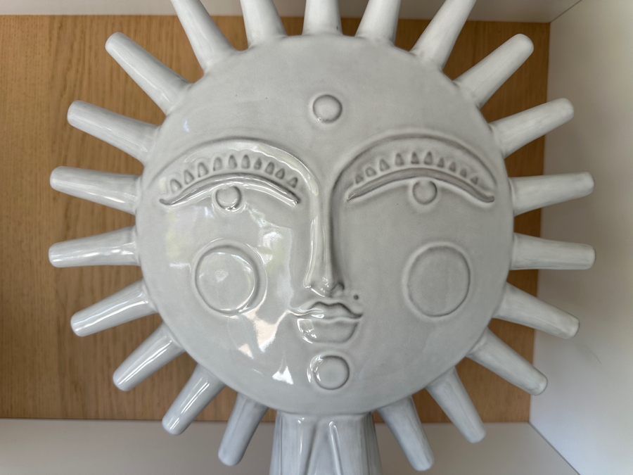 Jonathan Adler Utopia Sun Stoneware Object 15'H [Photo 2]