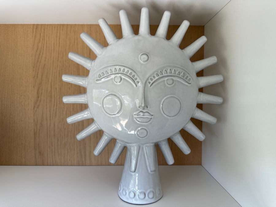 Jonathan Adler Utopia Sun Stoneware Object 15'H [Photo 3]