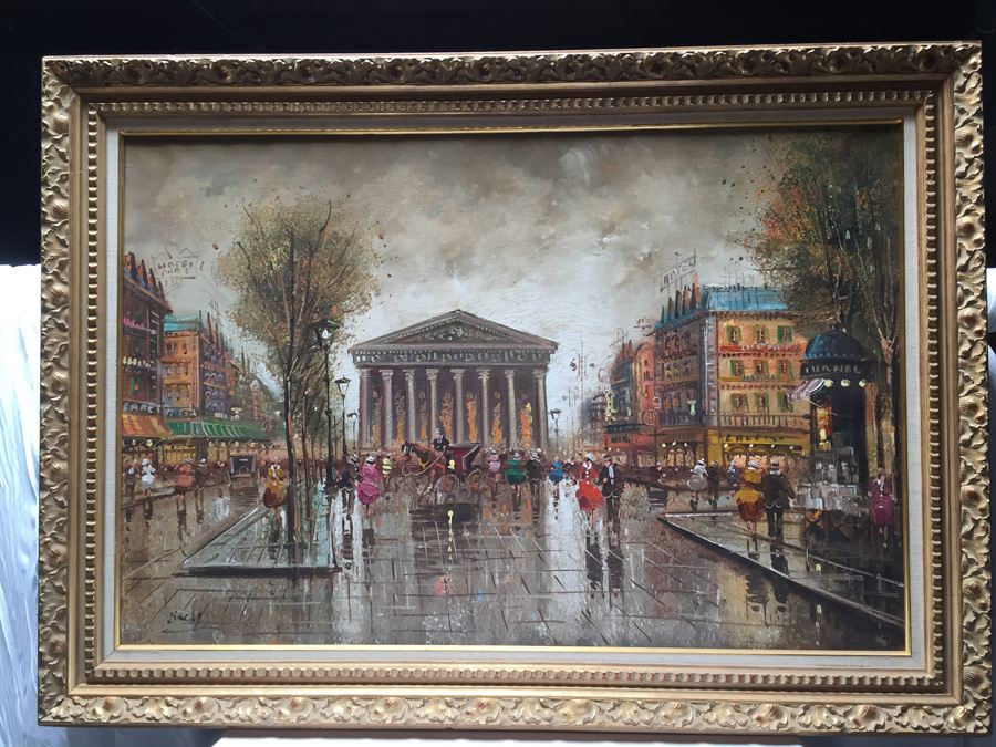 Original Paris Scene Artwork [Photo 1]