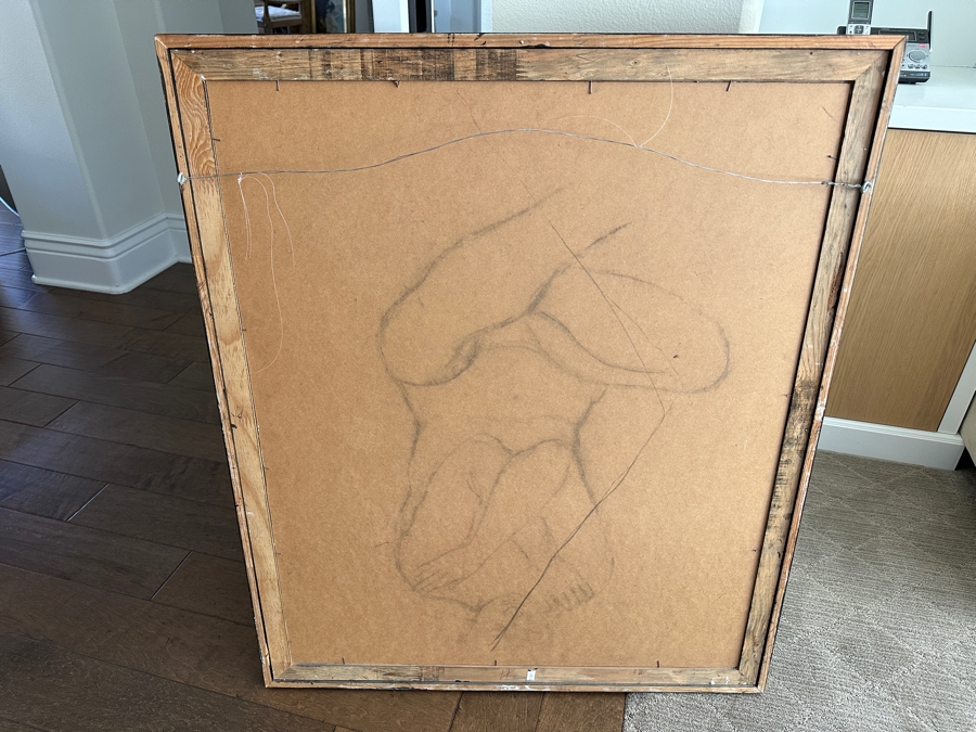 Yolanda Bonifaz Original Mixed Media Painting On Board 27.5 X 33.5 Framed 31 X 37 [Photo 6]