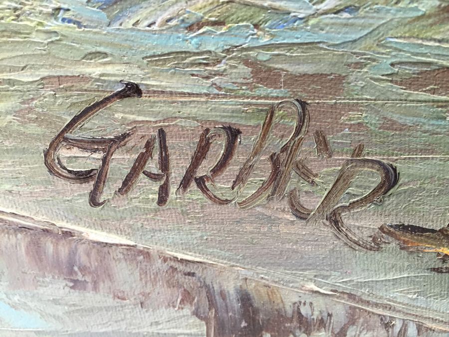 Original Painting City Scene by Garber [Photo 2]