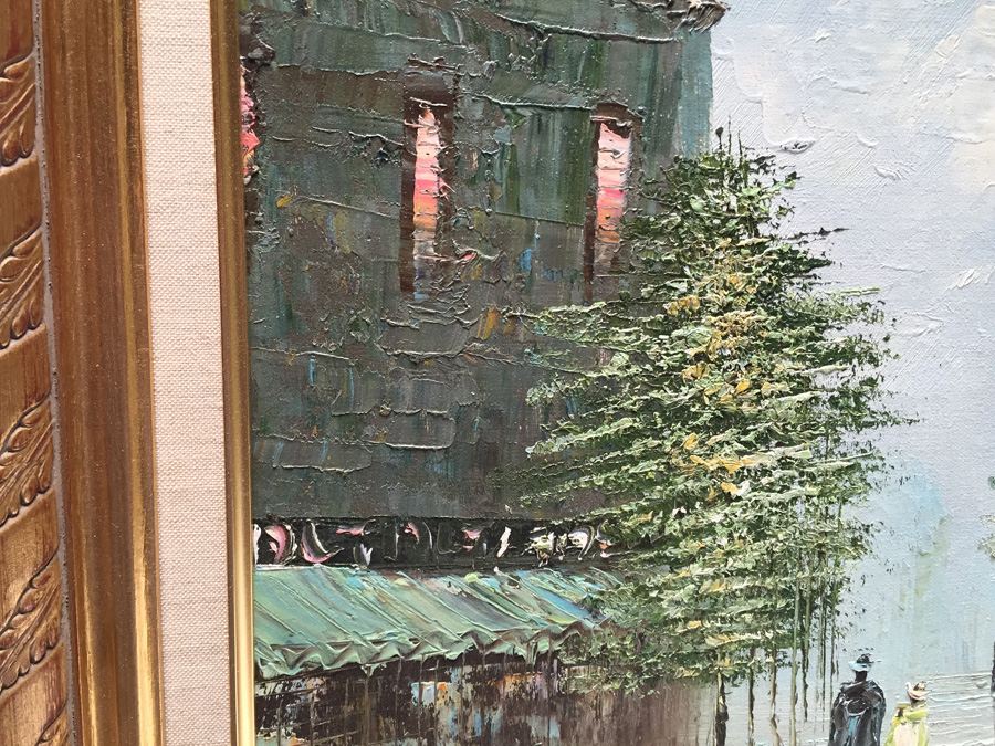 Original Painting City Scene by Garber [Photo 8]