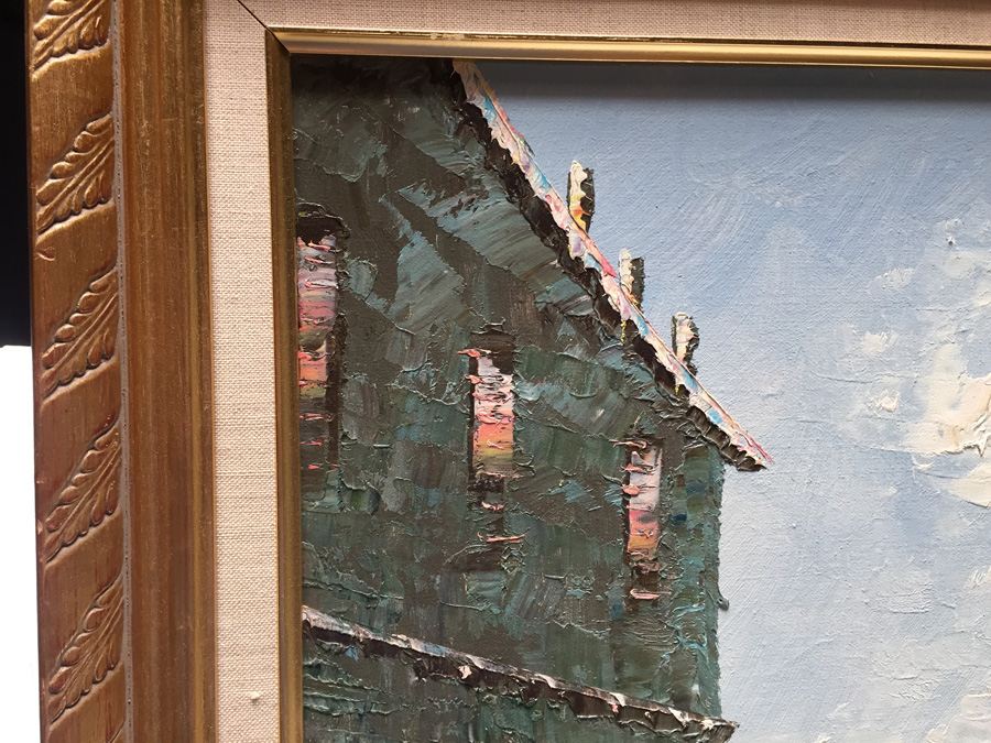 Original Painting City Scene by Garber [Photo 9]