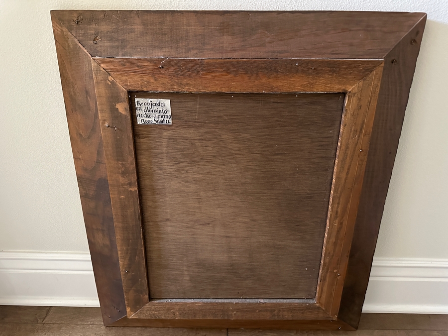 Rocio Sanchez Original Repousse Aluminum Artwork Framed [Photo 6]