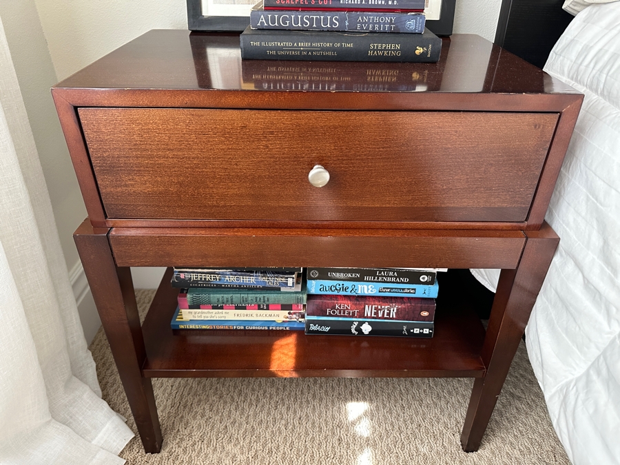 Pair Of Williams Sonoma Home Wooden Nightstands 24W X 16D X 26H [Photo 2]