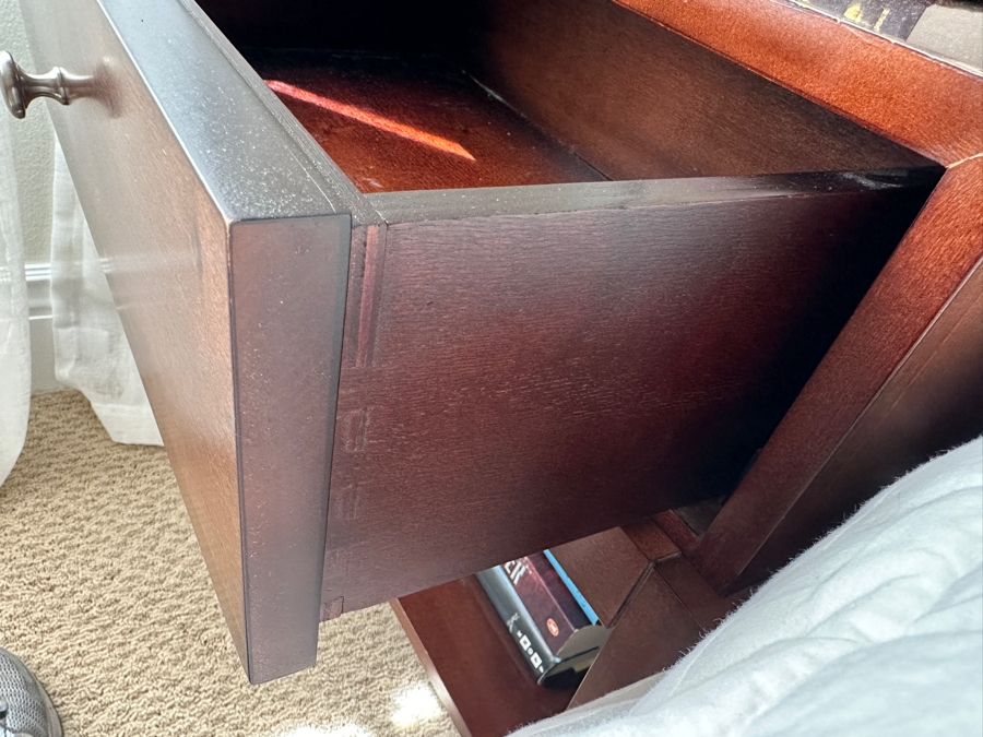 Pair Of Williams Sonoma Home Wooden Nightstands 24W X 16D X 26H [Photo 5]