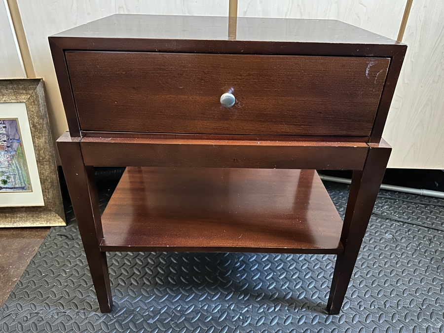 Pair Of Williams Sonoma Home Wooden Nightstands 24W X 16D X 26H [Photo 6]