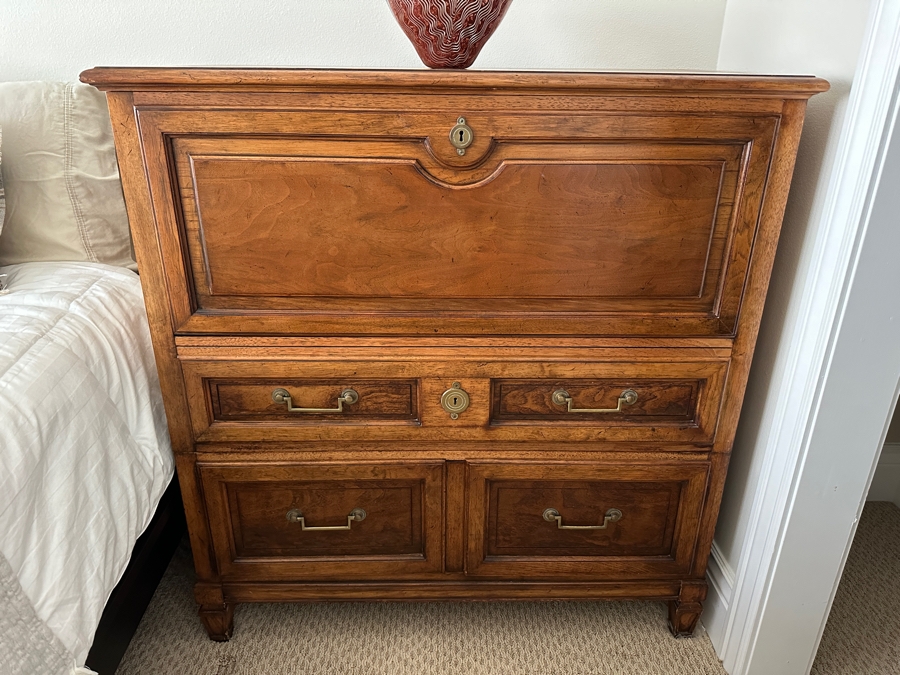 Baker Furniture / Milling Road Furniture Secretary Desk 41.5W X 19D X 43.5H