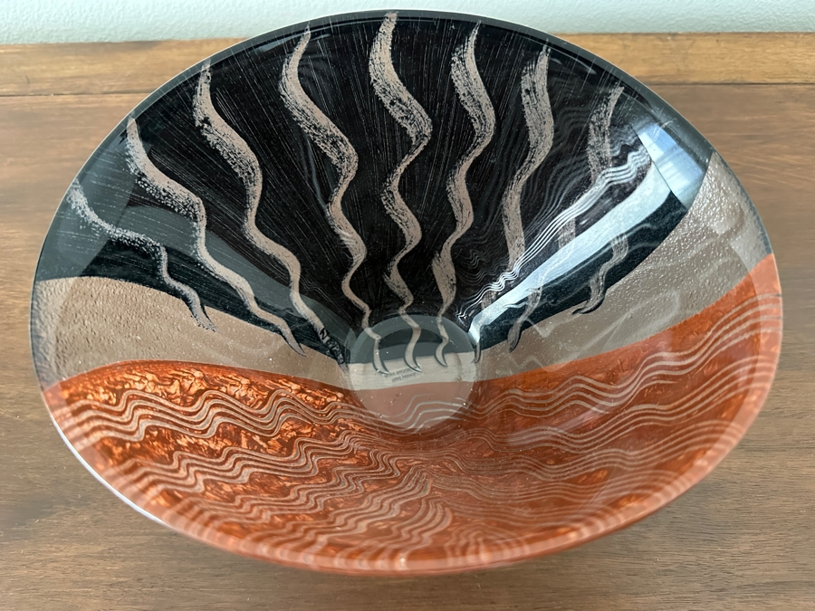 Kosta Boda Tonga Art Glass Bowl [Photo 4]