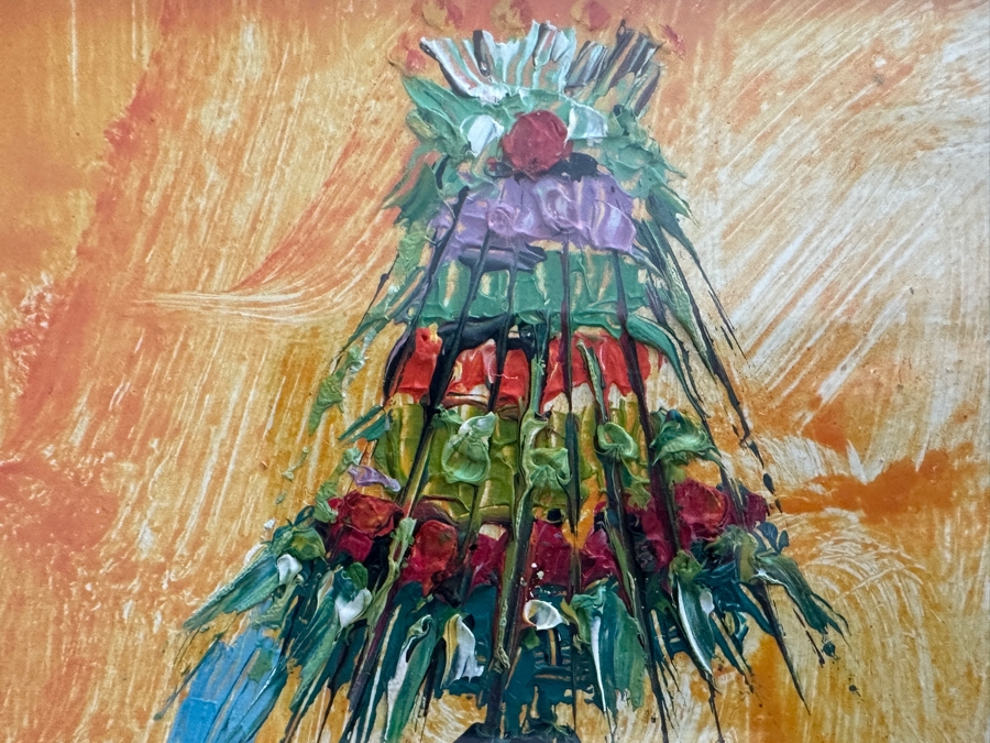 Original Bali Painting On Canvas By S. Tomo [Photo 4]