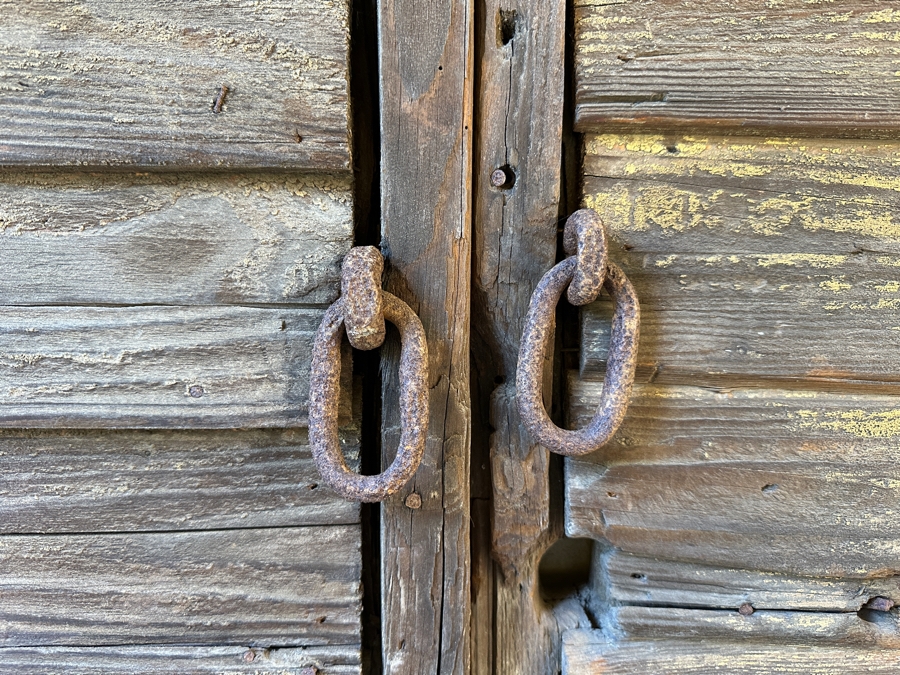 Antique Door With Wrought Iron Hardware [Photo 3]