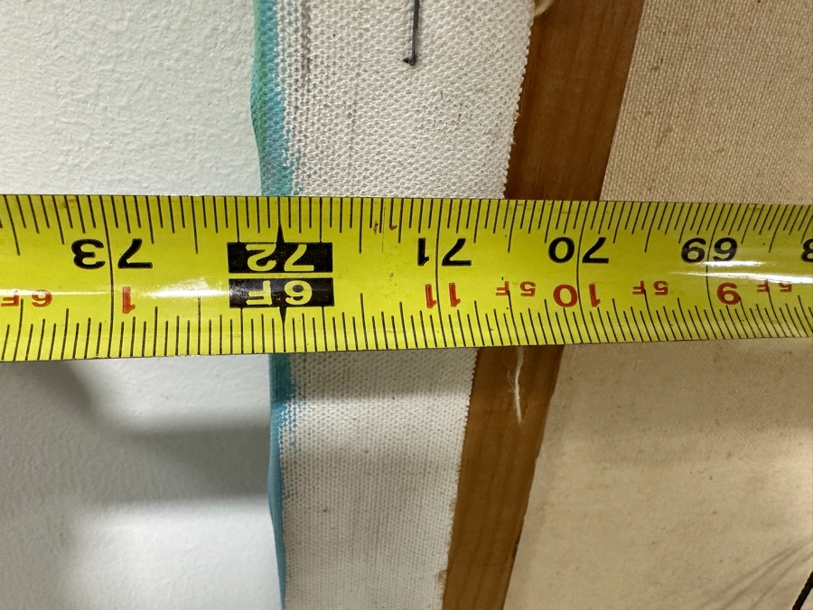 Just Added - Michaels Original Modern Expressionist Oil Painting On Canvas Titled 'Nature Blossoms' Signed And Dated 1979 72' X 48' Appraised At $4,500 [Photo 11]