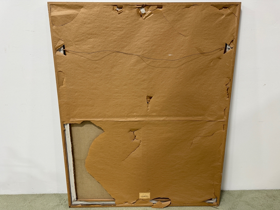 Just Added - Nancy Drosd (1918-2018, American) Original Landscape Painting On Canvas Titled 'Central Tree' 48 X 60 Appraised At $3,950 [Photo 9]