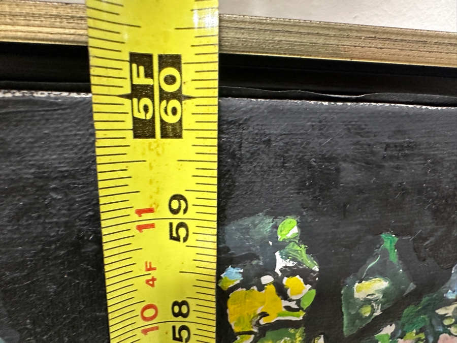 Just Added - Nancy Drosd (1918-2018, American) Original Landscape Painting On Canvas Titled 'Central Tree' 48 X 60 Appraised At $3,950 [Photo 8]