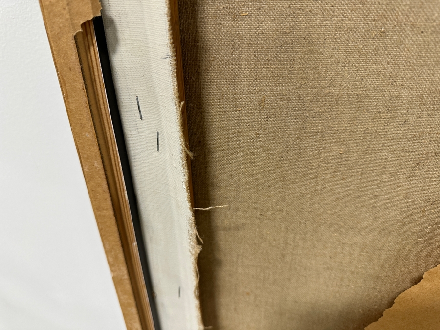 Just Added - Nancy Drosd (1918-2018, American) Original Landscape Painting On Canvas Titled 'Central Tree' 48 X 60 Appraised At $3,950 [Photo 11]